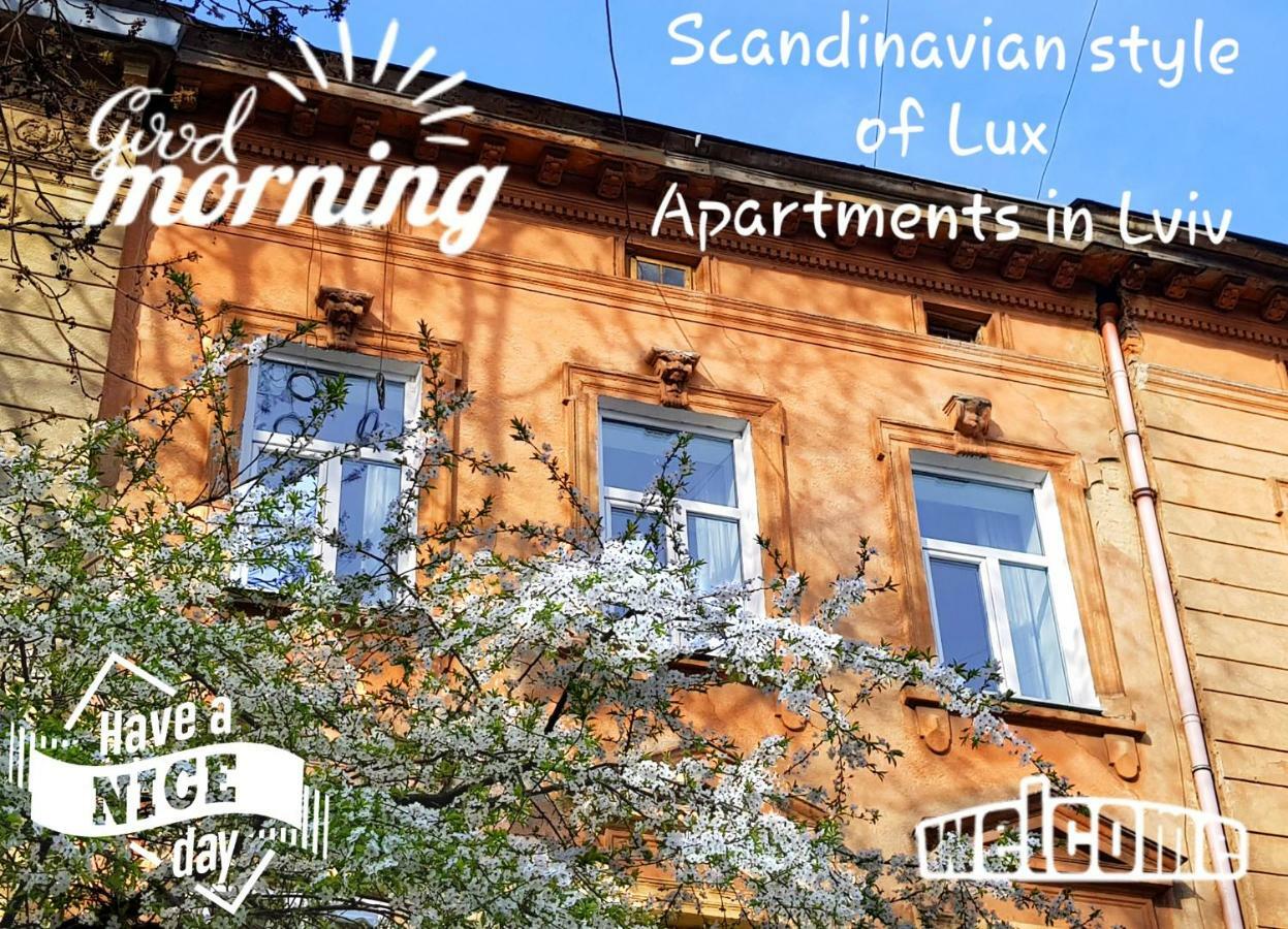 Scandinavian Style Of Lux Apartments In Lviv Ngoại thất bức ảnh
